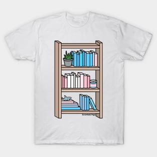 Trans Pride Bookcase T-Shirt